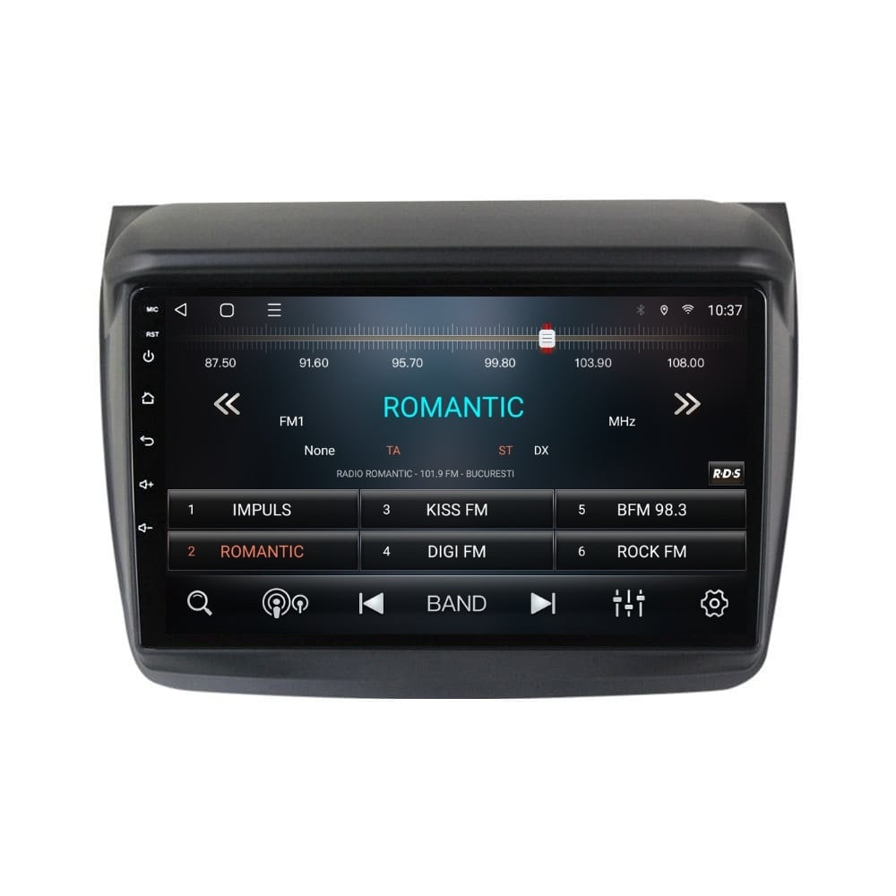 Navigatie dedicata cu Android Mitsubishi L200 2005 - 2015, 3GB RAM, Radio GPS Dual Zone, Display HD QLED 9