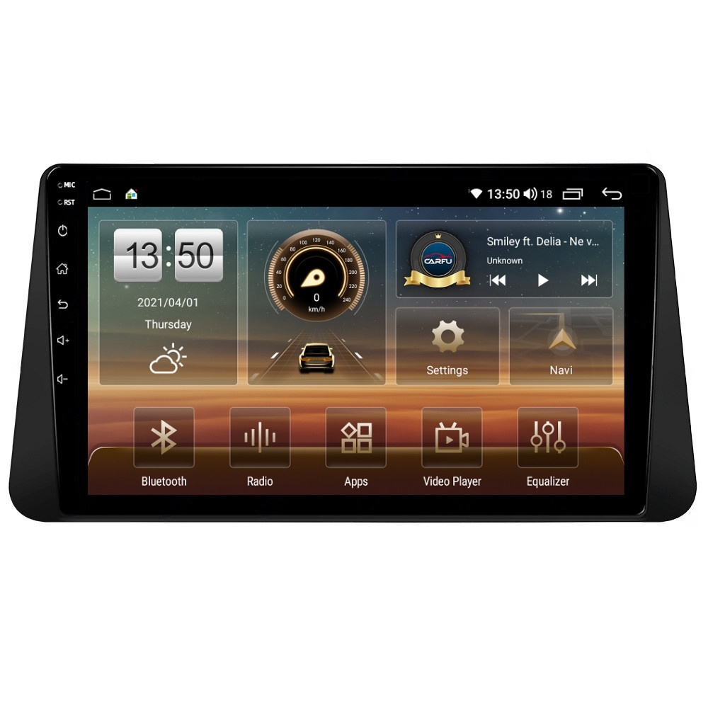 Navigatie dedicata cu Android Nissan Micra V dupa 2017, 2GB RAM, Radio GPS Dual Zone, Display HD QLED 9