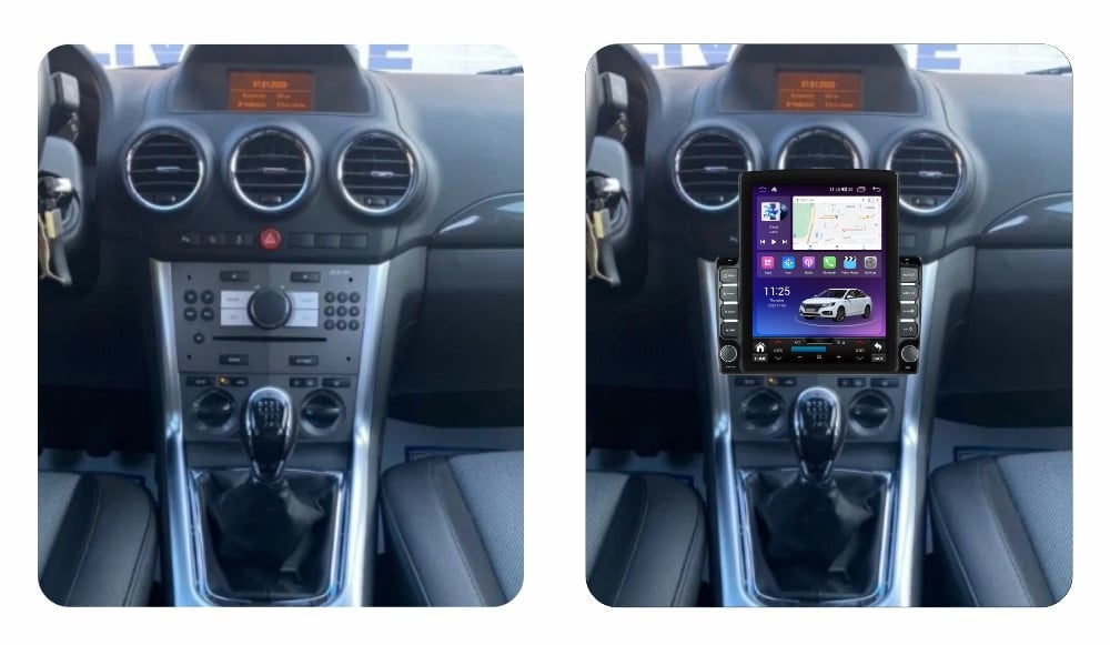 Navigatie dedicata cu Android Opel Antara 2006 - 2017, 8GB RAM, Radio GPS Dual Zone, Touchscreen IPS 9.7