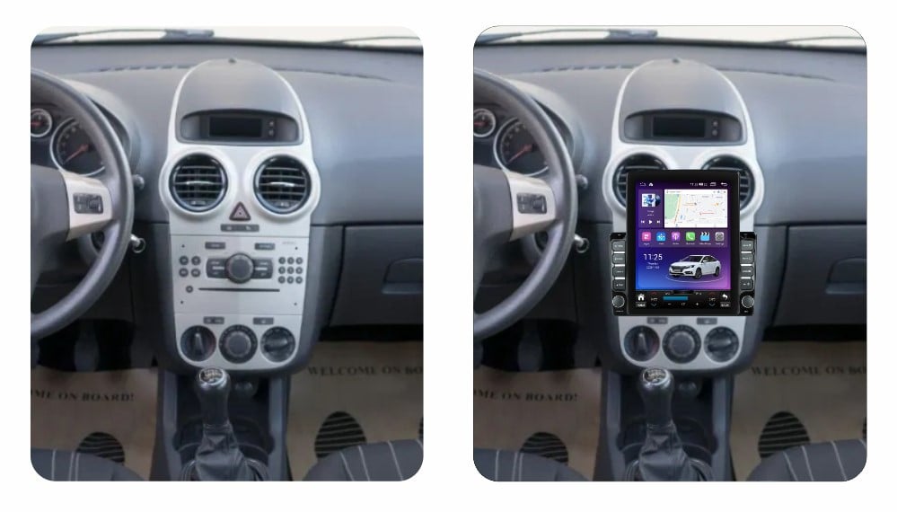 Navigatie dedicata cu Android Opel Corsa D 2006 - 2014, 8GB RAM, Radio GPS Dual Zone, Touchscreen IPS 9.7