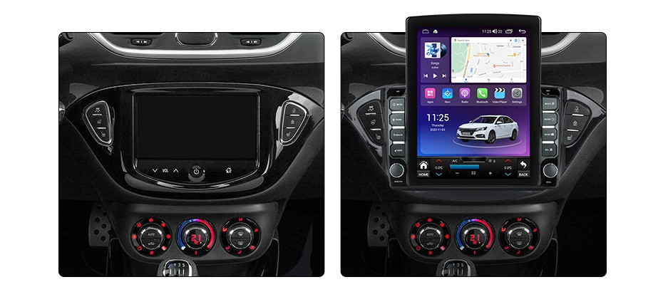 Navigatie dedicata cu Android Opel Corsa E 2014 - 2019, 4GB RAM, Radio GPS Dual Zone, Touchscreen IPS 9.7