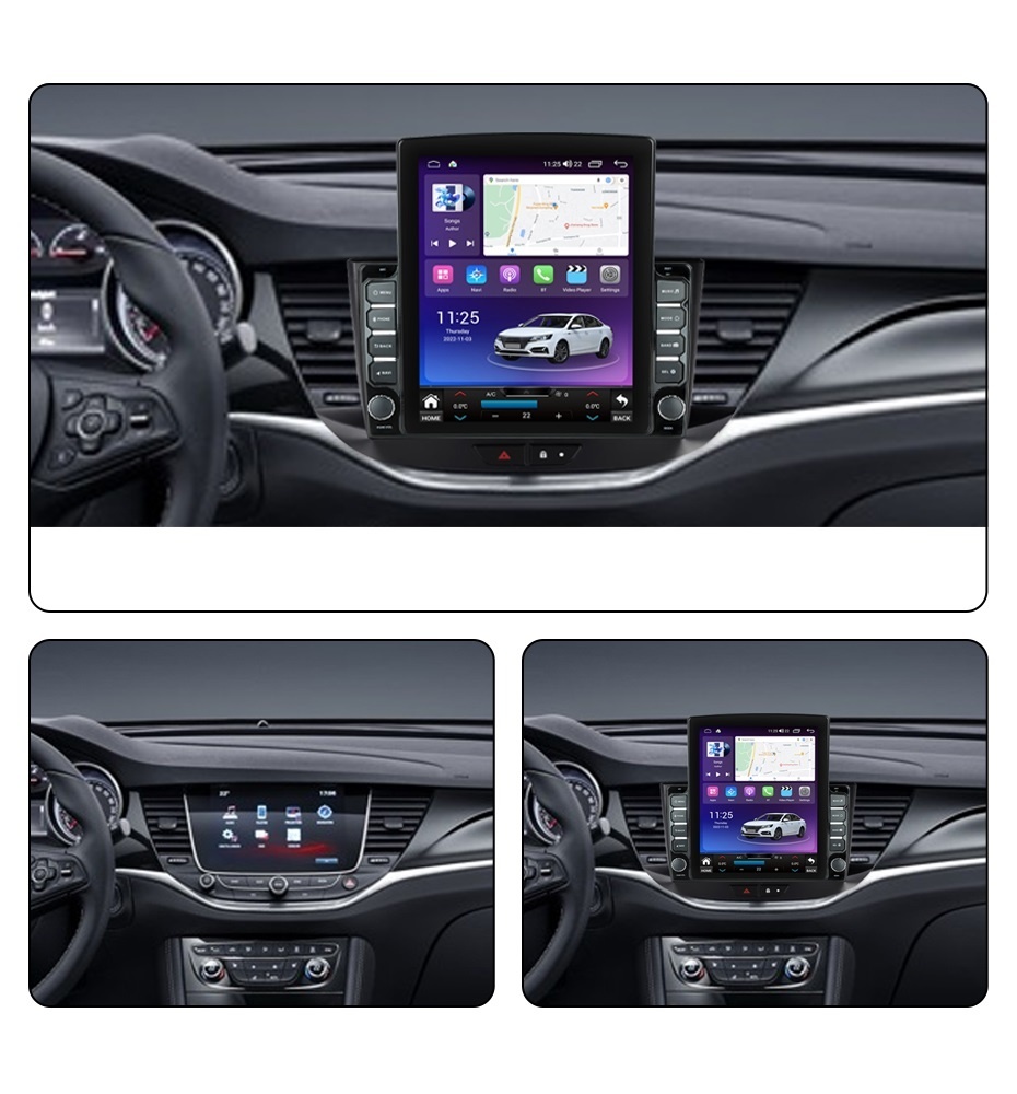 Navigatie dedicata cu Android Opel Grandland X 2017 - 2021, 4GB RAM, Radio GPS Dual Zone, Touchscreen IPS 9.7
