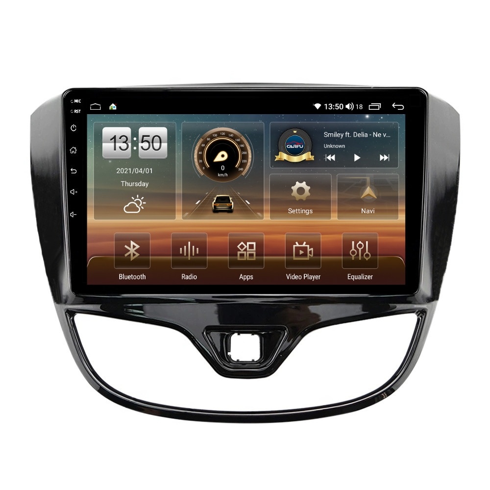 Navigatie dedicata cu Android Opel Karl 2015 - 2019, 2GB RAM, Radio GPS Dual Zone, Display HD QLED 9" Touchscreen, Internet Wi-Fi si slot SIM 4G, Bluetooth, MirrorLink, USB - Imagine 3