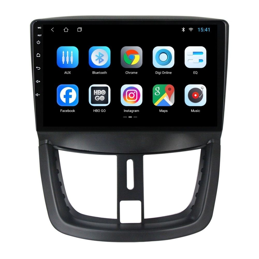 Navigatie dedicata cu Android Peugeot 206+ 2009 - 2014, 2GB RAM, Radio GPS Dual Zone, Display HD IPS 9" Touchscreen, Internet Wi-Fi, Bluetooth, MirrorLink, USB - Imagine 2