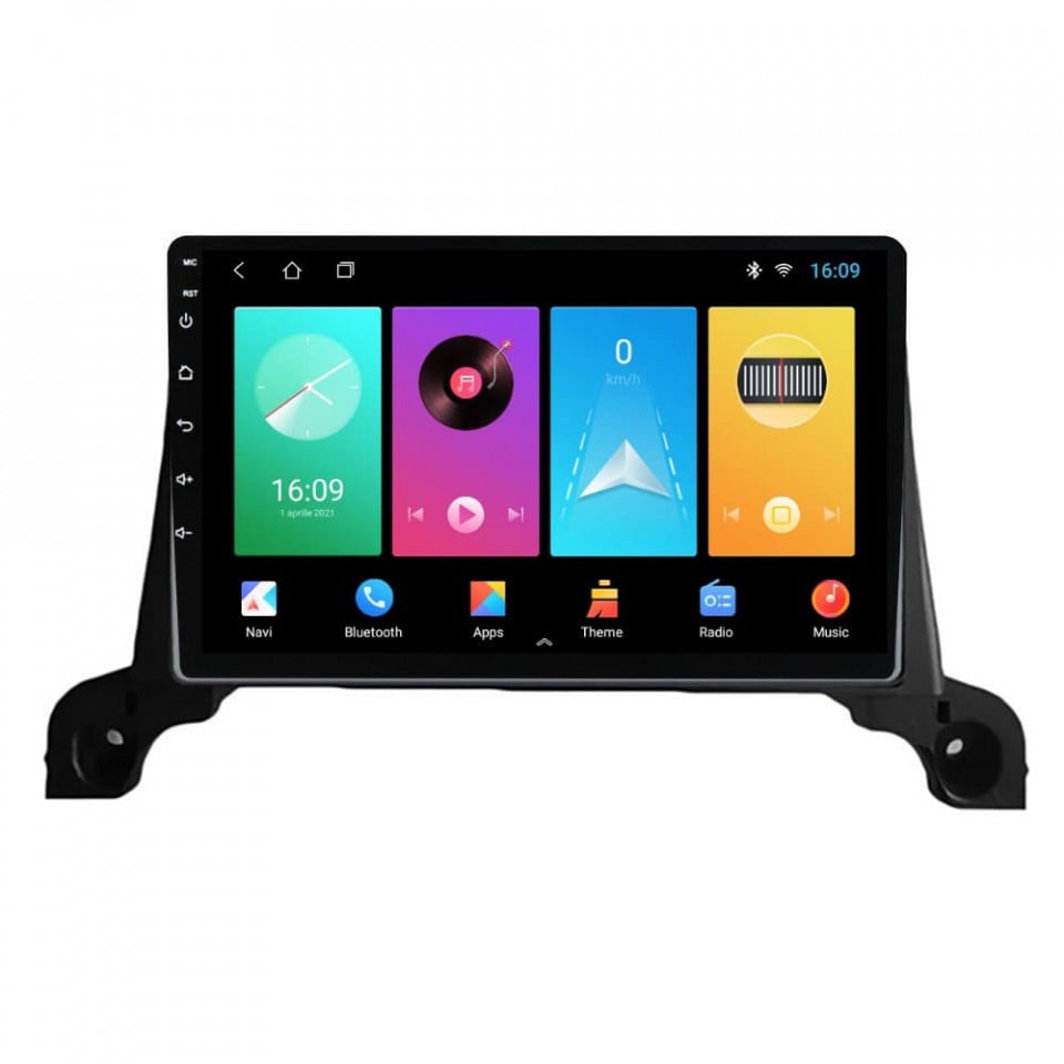 Navigatie dedicata cu Android Peugeot 3008 2016 - 2020, 1GB RAM, Radio GPS Dual Zone, Display HD IPS 9