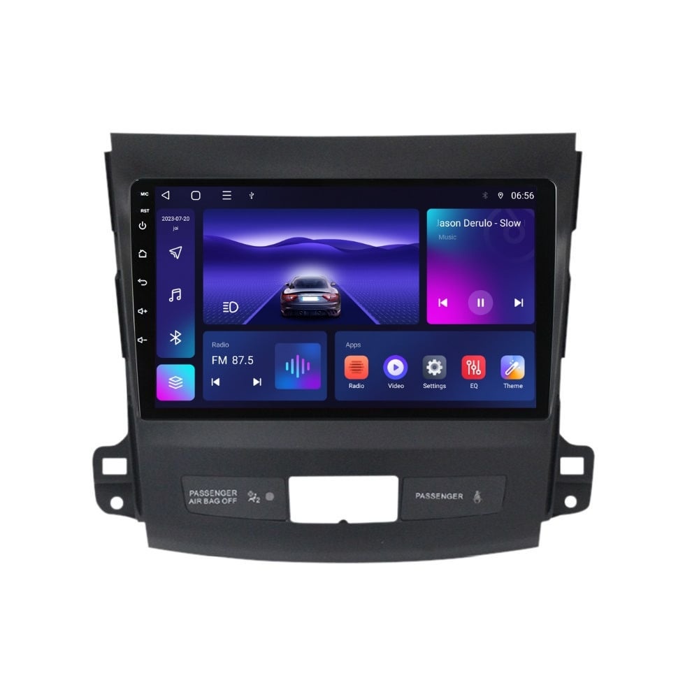 Navigatie dedicata cu Android Peugeot 4007 2007 - 2013, 2GB RAM, Radio GPS Dual Zone, Display HD QLED 9