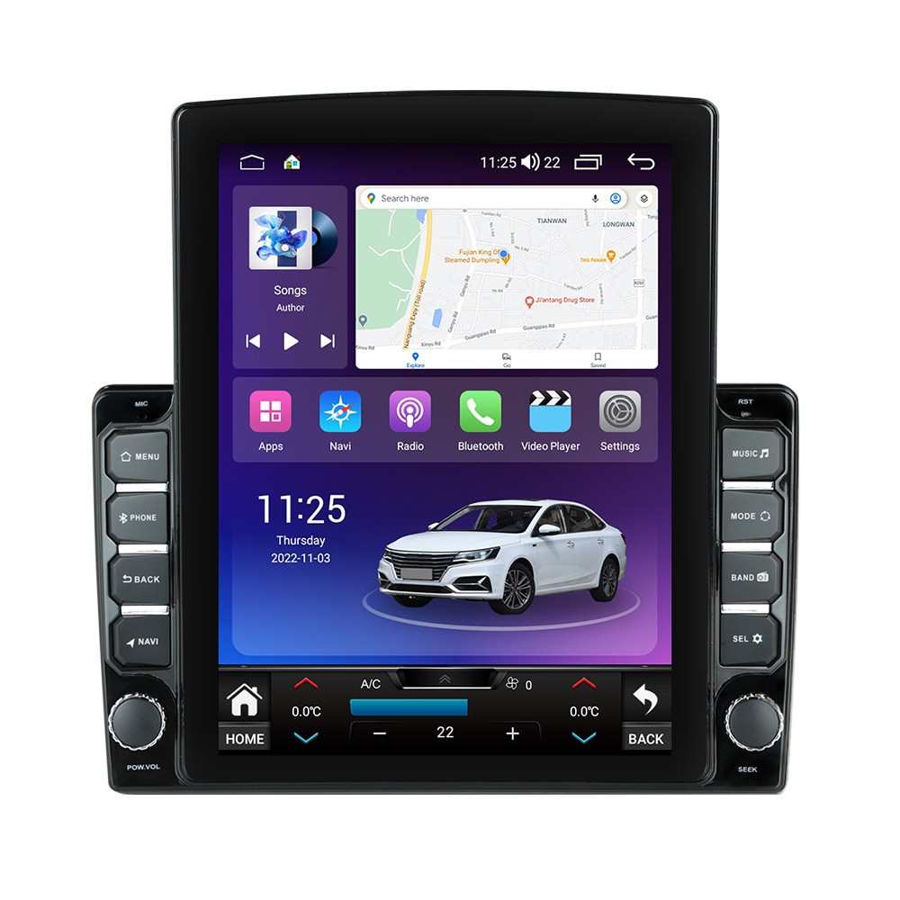 Navigatie dedicata cu Android Peugeot 407 2004 - 2011, 8GB RAM, Radio GPS Dual Zone, Touchscreen IPS 9.7