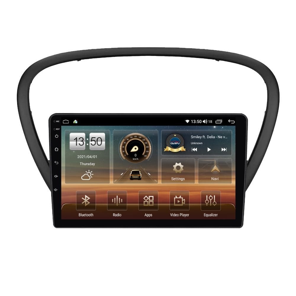 Navigatie dedicata cu Android Peugeot 607 2004 - 2011, 2GB RAM, Radio GPS Dual Zone, Display HD QLED 9