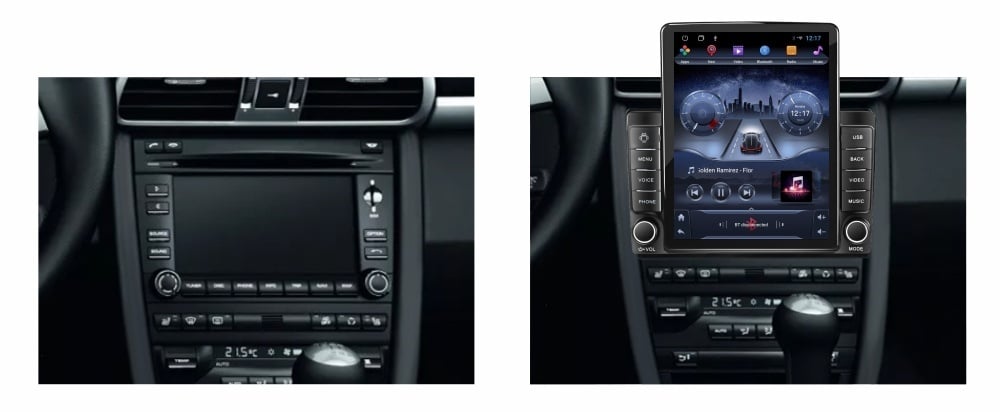 Navigatie dedicata cu Android Porsche 911 2009 - 2013, 2GB RAM, Radio GPS Dual Zone, Touchscreen IPS 9.7