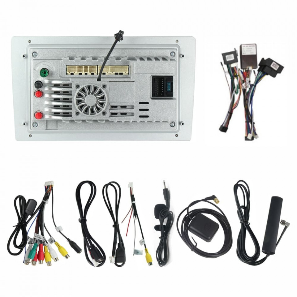 Navigatie dedicata cu Android Porsche Cayenne 2002 - 2010, 6GB RAM, Radio GPS Dual Zone, Display HD QLED 9" Touchscreen, Internet Wi-Fi si slot SIM 4G, Bluetooth, MirrorLink, USB - Imagine 5