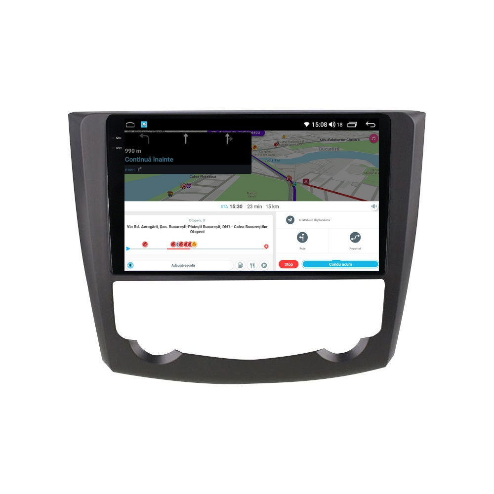 Navigatie dedicata cu Android Renault Kadjar 2015 - 2018, 4GB RAM, Radio GPS Dual Zone, Display 2K QLED 9.5" Touchscreen, Internet Wi-Fi si slot SIM 4G, Bluetooth, MirrorLink, USB - Imagine 8