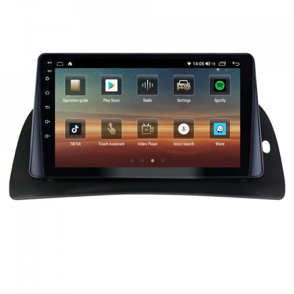 Navigatie dedicata cu Android Renault Kangoo II 2008 - 2021, 4GB RAM, Radio GPS Dual Zone, Display HD QLED 9