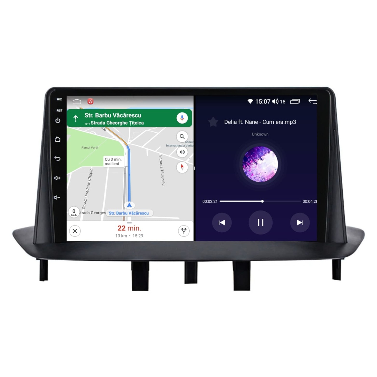 Navigatie dedicata cu Android Renault Megane III 2009 - 2016, 4GB RAM, Radio GPS Dual Zone, Display HD IPS 9" Touchscreen, Internet Wi-Fi, Bluetooth, MirrorLink, USB - Imagine 6