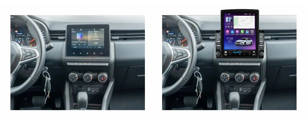 Navigatie dedicata cu Android Renault Zoe dupa 2019, 4GB RAM, Radio GPS Dual Zone, Touchscreen IPS 9.7