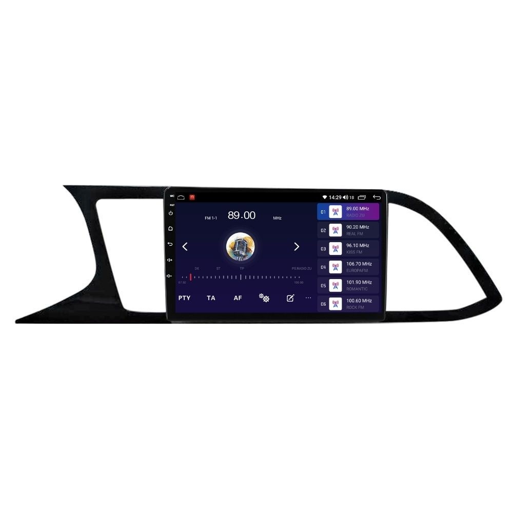 Navigatie dedicata cu Android Seat Leon 5F 2013 - 2020, 2GB RAM, Radio GPS Dual Zone, Display HD QLED 9