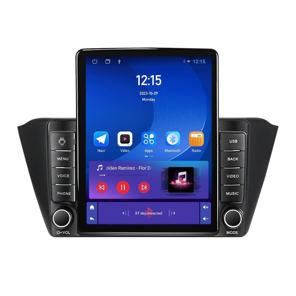 Navigatie dedicata cu Android Skoda Fabia III 2014 - 2021, 2GB RAM, Radio GPS Dual Zone, Touchscreen IPS 9.7" HD tip Tesla, Internet Wi-Fi, Bluetooth, MirrorLink, USB - Imagine 2