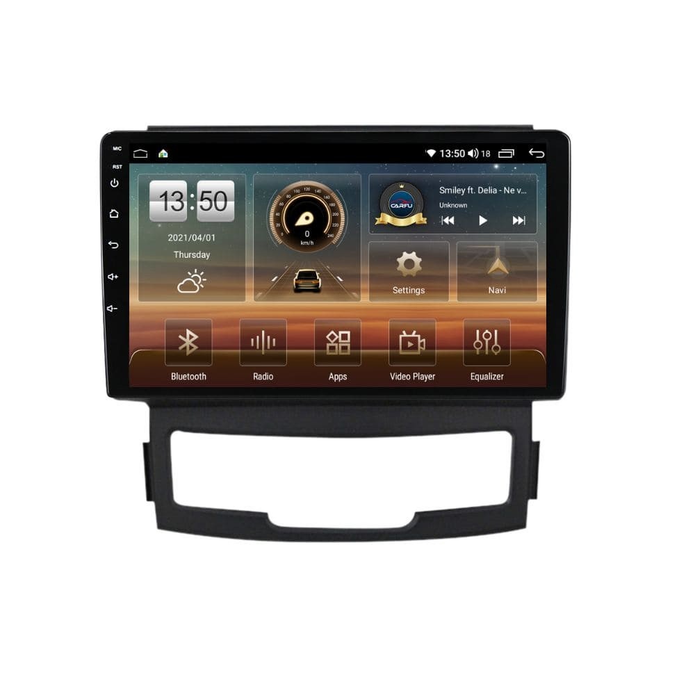 Navigatie dedicata cu Android Ssangyong Korando 2010 - 2013, 4GB RAM, Radio GPS Dual Zone, Display HD QLED 9