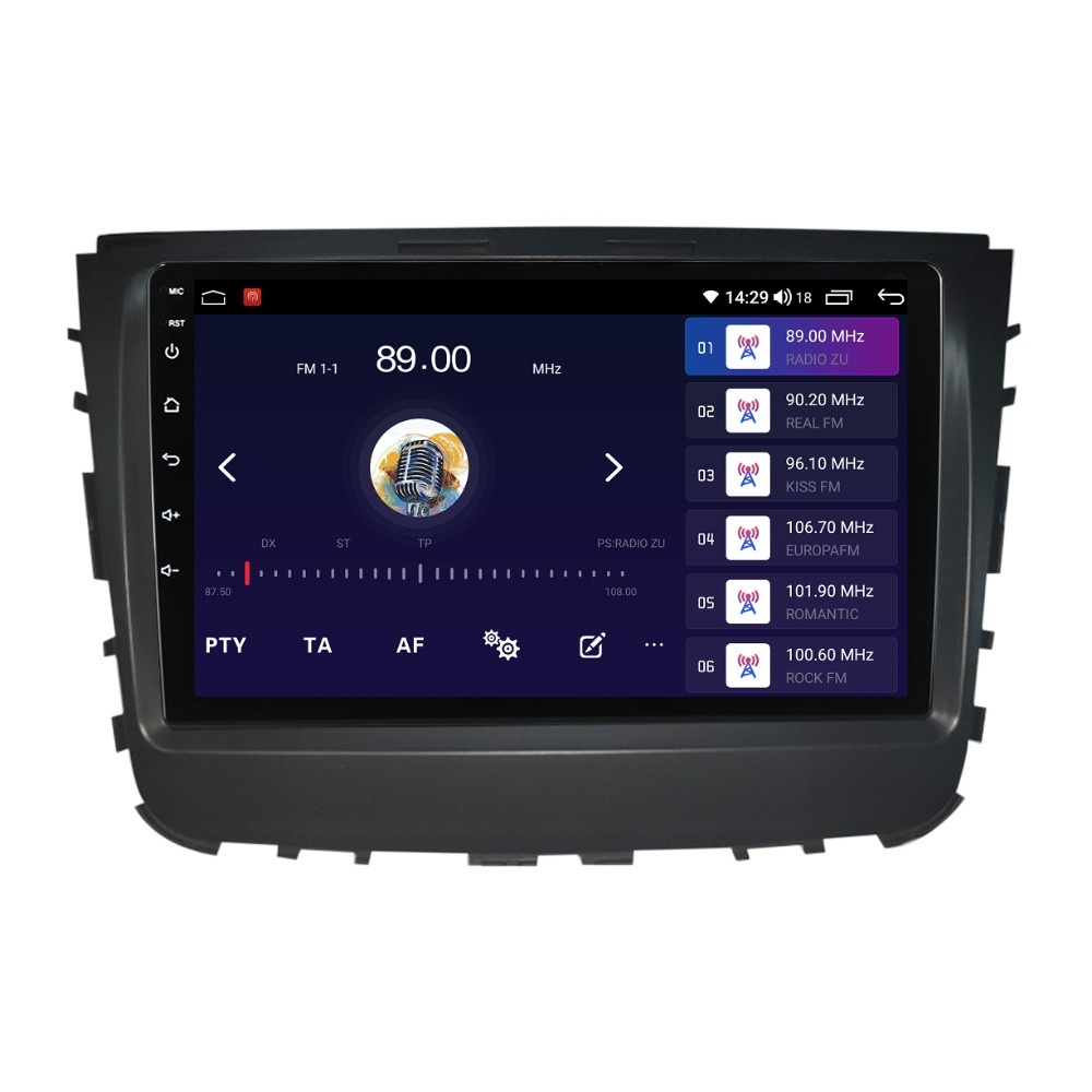 Navigatie dedicata cu Android Ssangyong Rexton dupa 2017, 2GB RAM, Radio GPS Dual Zone, Display HD QLED 9