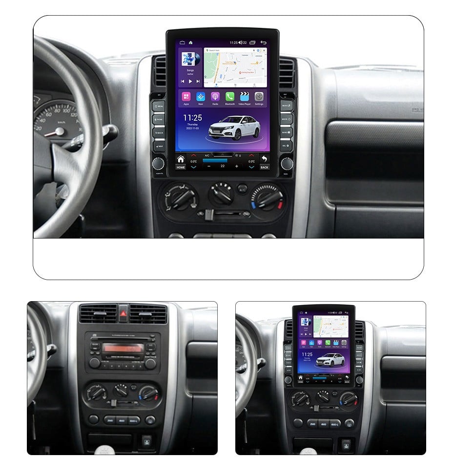 Navigatie dedicata cu Android Suzuki Jimny 2005 - 2018, 4GB RAM, Radio GPS Dual Zone, Touchscreen IPS 9.7