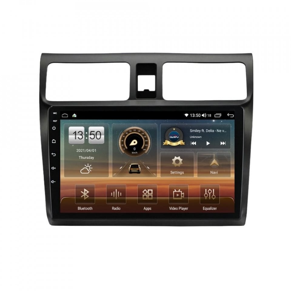 Navigatie dedicata cu Android Suzuki Swift III 2005 - 2010, 4GB RAM, Radio GPS Dual Zone, Display HD QLED 10