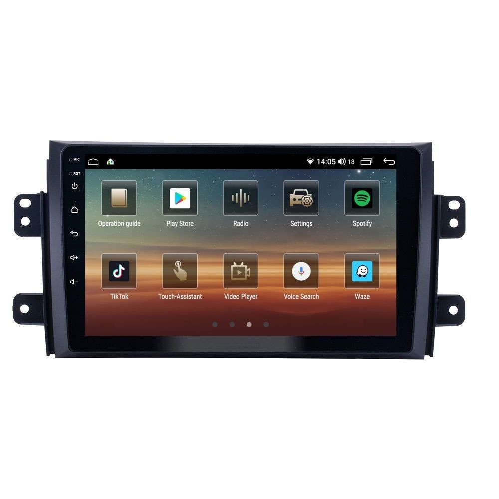 Navigatie dedicata cu Android Suzuki SX4 2006 - 2014, 4GB RAM, Radio GPS Dual Zone, Display HD QLED 9" Touchscreen, Internet Wi-Fi si slot SIM 4G, Bluetooth, MirrorLink, USB - Imagine 3
