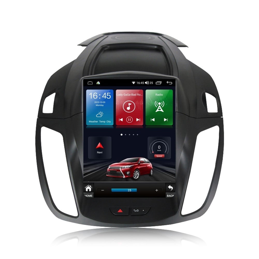 Navigatie dedicata cu Android tip tesla Ford C-Max II / Grand C-Max 2010 - 2019, 8GB RAM, Radio GPS Dual Zone, Touchscreen IPS 9.7