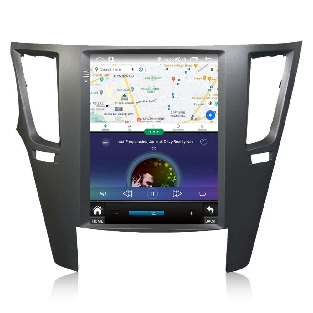 Navigatie dedicata cu Android tip tesla Subaru Subaru Outback / Legacy 2009 - 2014, 8GB RAM, Radio GPS Dual Zone, Touchscreen IPS 9.7