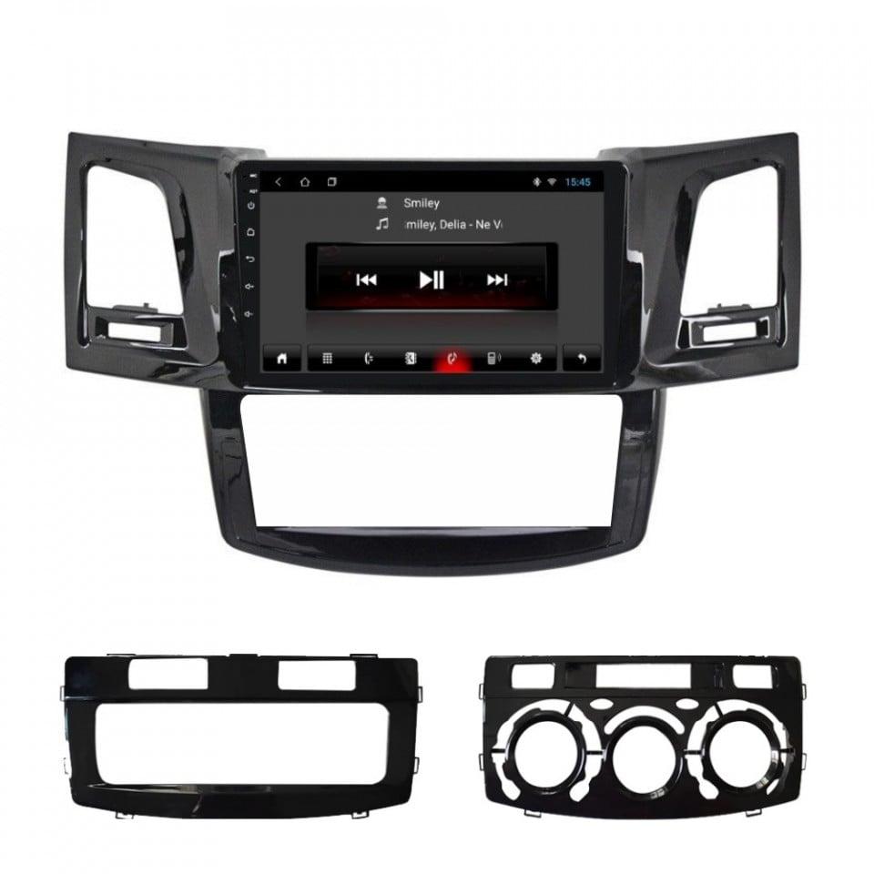 Navigatie dedicata cu Android Toyota Hilux VII 2004 - 2015, 2GB RAM, Radio GPS Dual Zone, Display HD IPS 9