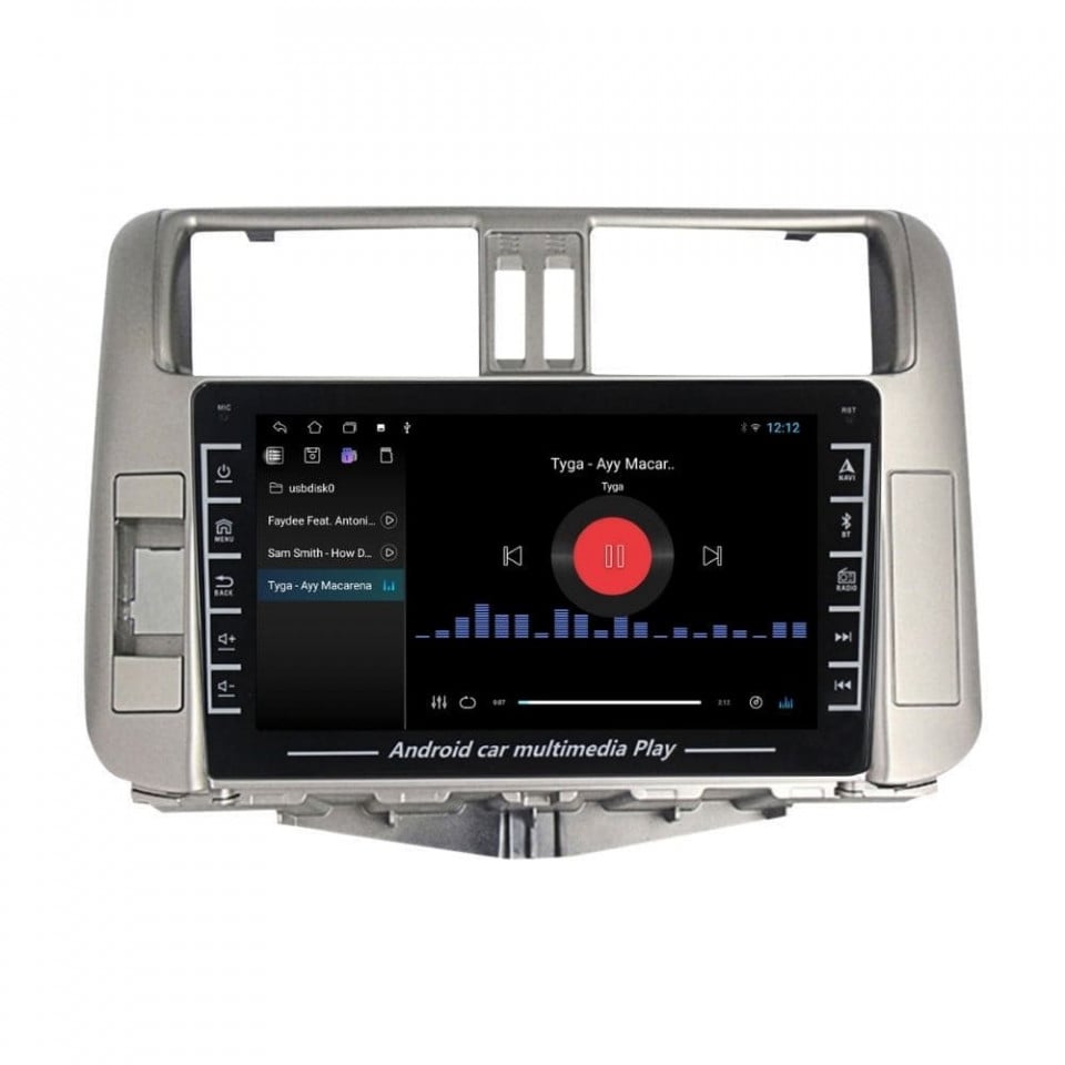 Navigatie dedicata cu Android Toyota Land Cruiser Prado J150 2009 - 2013, 1GB RAM, Radio GPS Dual Zone, Display HD IPS 8