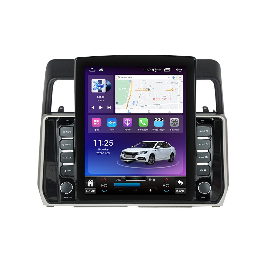 Navigatie dedicata cu Android Toyota Land Cruiser Prado J150 dupa 2017, 4GB RAM, Radio GPS Dual Zone, Touchscreen IPS 9.7