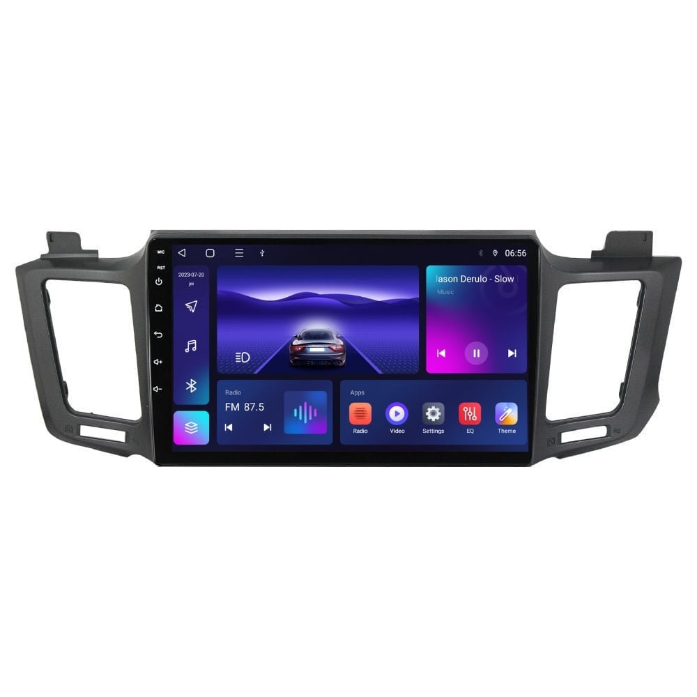 Navigatie dedicata cu Android Toyota Rav4 IV 2013 - 2018, 3GB RAM, Radio GPS Dual Zone, Display HD QLED 10