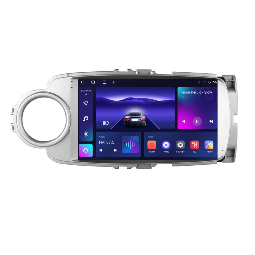 Navigatie dedicata cu Android Toyota Yaris P13 2011 - 2018, 2GB RAM, Radio GPS Dual Zone, Display HD QLED 9