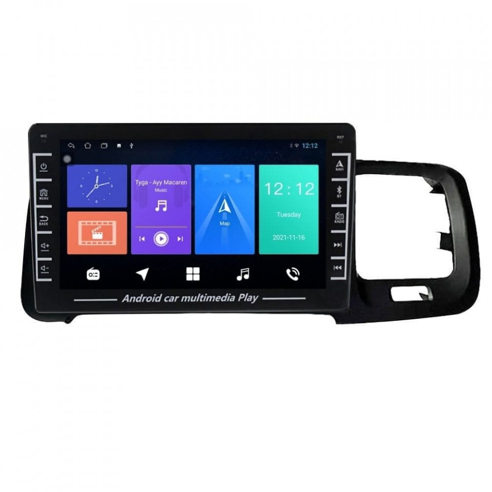 Navigatie dedicata cu Android Volvo S60 II / V60 I 2014 - 2018, 1GB RAM, Radio GPS Dual Zone, Display HD IPS 8