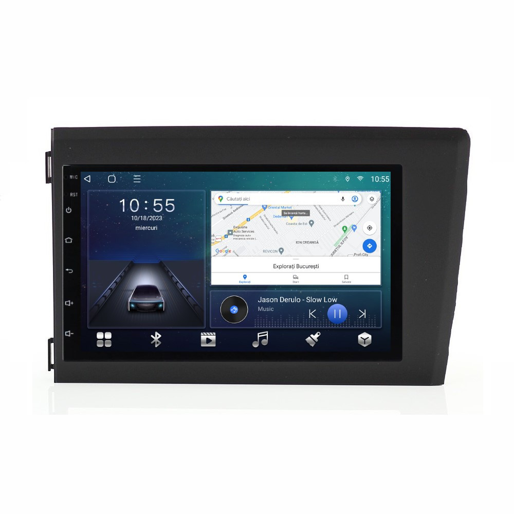 Navigatie dedicata cu Android Volvo V70 II / XC70 I 2000 - 2004, 3GB RAM, Radio GPS Dual Zone, Display HD IPS 7