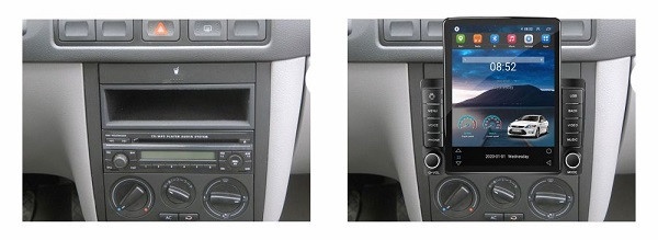 Navigatie dedicata cu Android VW Bora 1998 - 2005, 1GB RAM, Radio GPS Dual Zone, Touchscreen IPS 9.7" HD tip Tesla, Internet Wi-Fi, Bluetooth, MirrorLink, USB - Imagine 4
