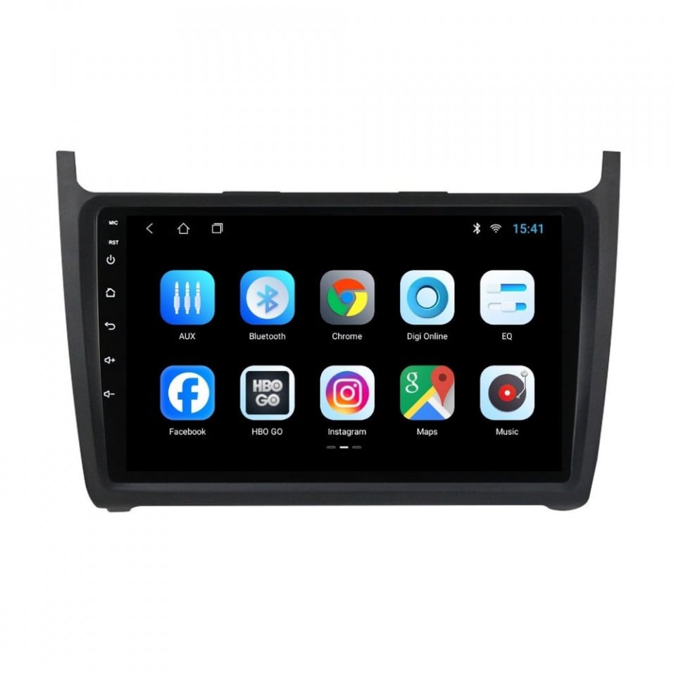 Navigatie dedicata cu Android VW Polo 6R 2009 - 2018, 1GB RAM, Radio GPS Dual Zone, Display HD IPS 9