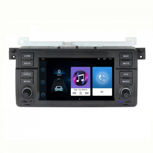Navigatie dedicata cu Android BMW Seria 3 (E46) 1997 - 2005, 2GB RAM, Radio GPS Dual Zone, Display HD 7" Touchscreen, Internet Wi-Fi, Bluetooth, MirrorLink, USB, Waze
