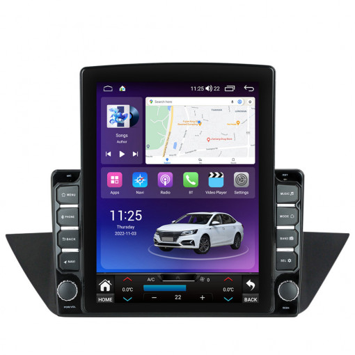 Navigatie dedicata cu Android BMW X1 (E84) 2009 - 2015, 8GB RAM, Radio GPS Dual Zone, Touchscreen IPS 9.7" HD tip Tesla, Internet Wi-Fi si slot SIM 4G, Bluetooth, MirrorLink, USB, Waze