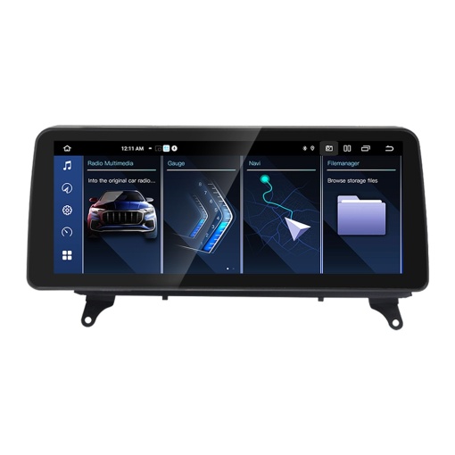 Navigatie dedicata cu Android BMW X5 (E70) 2006 - 2009 cu navigatie CCC, 6GB RAM, Radio GPS Dual Zone, Display QLED 12.3" Touchscreen, Internet Wi-Fi si slot SIM 4G, Bluetooth, MirrorLink, USB
