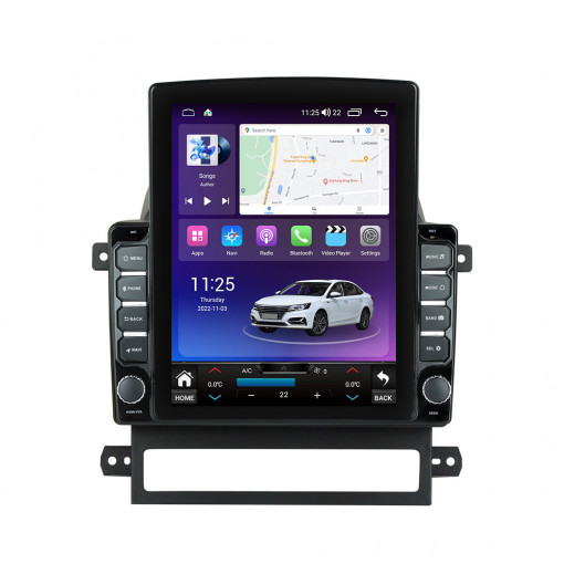 Navigatie dedicata cu Android Chevrolet Captiva 2006 - 2011, 4GB RAM, Radio GPS Dual Zone, Touchscreen IPS 9.7" HD tip Tesla, Internet Wi-Fi si slot SIM 4G, Bluetooth, MirrorLink, USB, Waze