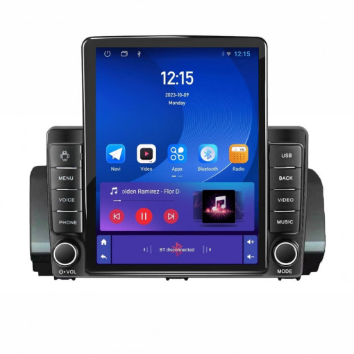 Navigatie dedicata cu Android Dacia Logan III dupa 2021, 1GB RAM, Radio GPS Dual Zone, Touchscreen IPS 9.7" HD tip Tesla, Internet Wi-Fi, Bluetooth, MirrorLink, USB