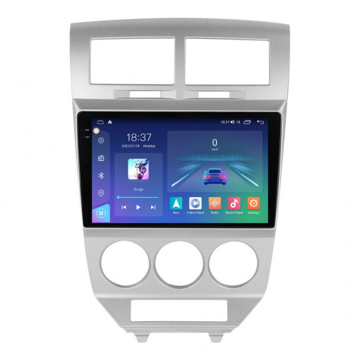 Navigatie dedicata cu Android Dodge Caliber 2006 - 2010, 4GB RAM, Radio GPS Dual Zone, Display 2K QLED 10.36" Touchscreen, Internet Wi-Fi si slot SIM 4G, Bluetooth, MirrorLink, USB