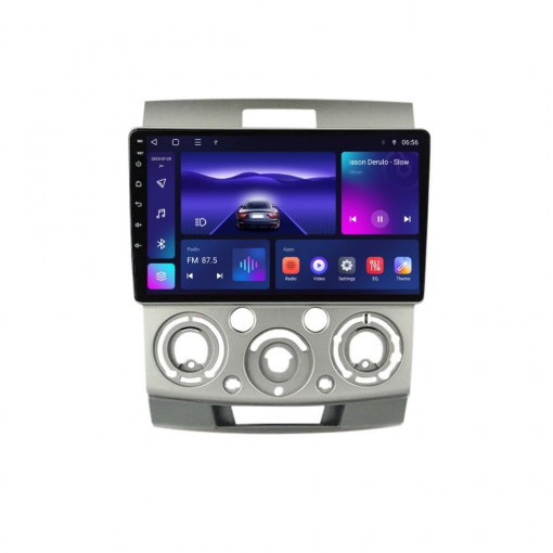 Navigatie dedicata cu Android Ford Ranger 2005 - 2011, 3GB RAM, Radio GPS Dual Zone, Display HD QLED 9" Touchscreen, Internet Wi-Fi si slot SIM 4G, Bluetooth, MirrorLink, USB