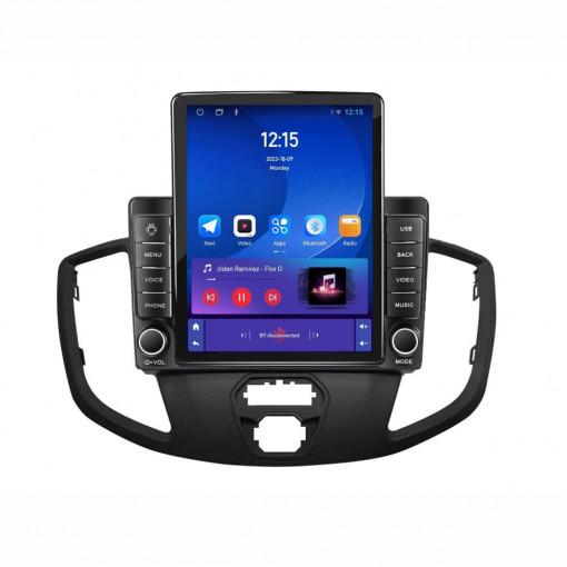 Navigatie dedicata cu Android Ford Transit 2014 - 2020, 1GB RAM, Radio GPS Dual Zone, Touchscreen IPS 9.7" HD tip Tesla, Internet Wi-Fi, Bluetooth, MirrorLink, USB