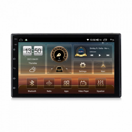Navigatie dedicata cu Android Honda CR-V II 2001 - 2006, 4GB RAM, Radio GPS Dual Zone, Display HD 7" Touchscreen, Internet Wi-Fi si slot SIM 4G, Bluetooth, MirrorLink, USB, Waze