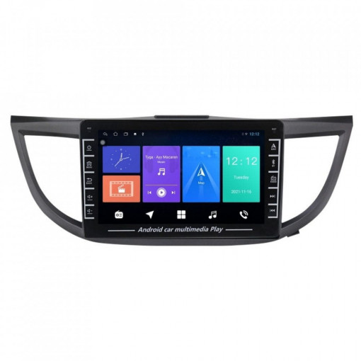 Navigatie dedicata cu Android Honda CR-V IV 2012 - 2018, 1GB RAM, Radio GPS Dual Zone, Display HD IPS 8" Touchscreen, Internet Wi-Fi, Bluetooth, MirrorLink, USB, Waze