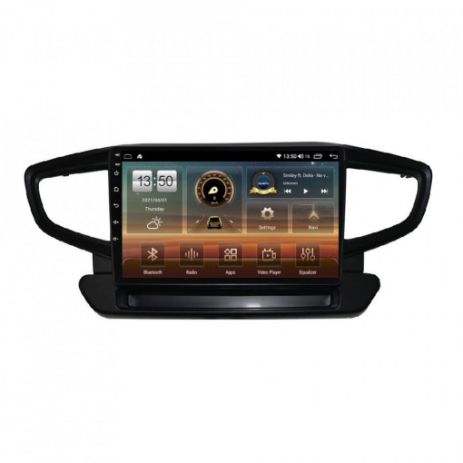 Navigatie dedicata cu Android Hyundai Ioniq 2016 - 2020, 8GB RAM, Radio GPS Dual Zone, Display HD IPS 9" Touchscreen, Internet Wi-Fi si slot SIM 4G, Bluetooth, MirrorLink, USB, Waze