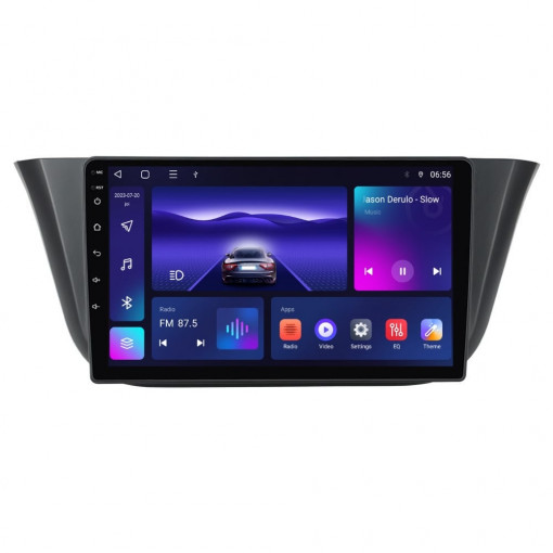Navigatie dedicata cu Android Iveco Daily VI dupa 2014, 3GB RAM, Radio GPS Dual Zone, Display HD QLED 9" Touchscreen, Internet Wi-Fi si slot SIM 4G, Bluetooth, MirrorLink, USB
