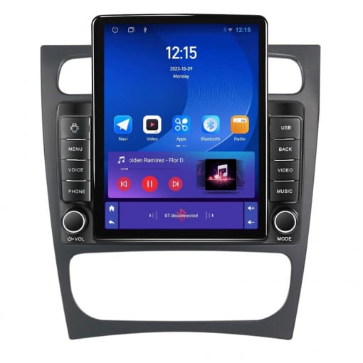 Navigatie dedicata cu Android Mercedes C-Class W203 2000 - 2004, 1GB RAM, Radio GPS Dual Zone, Touchscreen IPS 9.7" HD tip Tesla, Internet Wi-Fi, Bluetooth, MirrorLink, USB