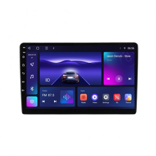 Navigatie dedicata cu Android Mercedes G-Class W463 2002 - 2009, 3GB RAM, Radio GPS Dual Zone, Display HD QLED 9" Touchscreen, Internet Wi-Fi si slot SIM 4G, Bluetooth, MirrorLink, USB